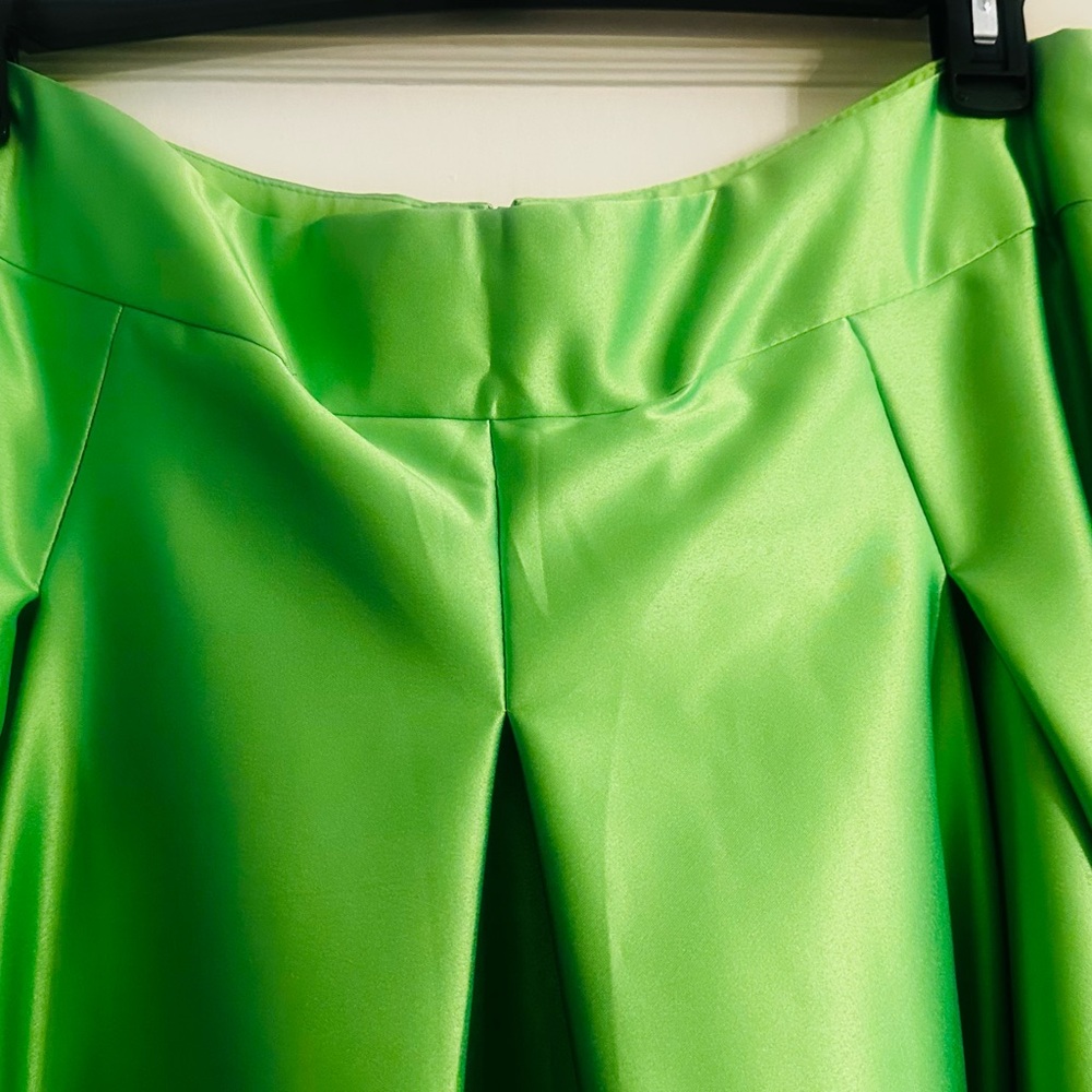 Vibrant Lime A-Line Skirt NWT- HOLIDAY Gem - Picture 3 of 5